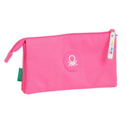 PORTATODO TRIPLE BENETTON "HEART" SAFTA21 ENERO 842116744 12*22