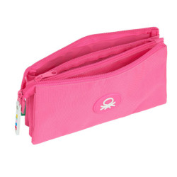 PORTATODO TRIPLE BENETTON "HEART" SAFTA21 ENERO 842116744 12*22