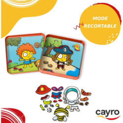 JUEGO CAYRO MODE RECORTABLES CAJA METAL 19*19 773