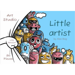 MALETIN DIBUJO ARTIST PLASTICO ART STUDIO 68 PZAS AB-1100