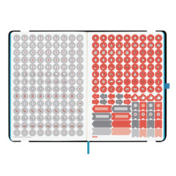 CUADERNO FINOCAM A4 TAPA FLEXIBLE A-5 DESIGN LISO INSPIRE 8053106