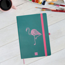 CUADERNO FINOCAM A4 TAPA FLEXIBLE A-5 DESIGN LISO FLAMINGO 8053104