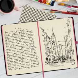 CUADERNO FINOCAM A4 TAPA FLEXIBLE A-5 DESIGN LISO LOVE 8053103