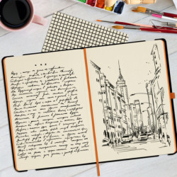 CUADERNO FINOCAM A4 TAPA FLEXIBLE A-5 DESIGN LISO MOUNTAIN 8053102