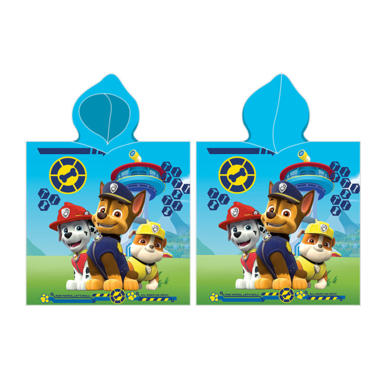 PONCHO DE MICROFIBRA PAW PATROL "FUNDAY" PAW-191203 SAFTA23 VAC