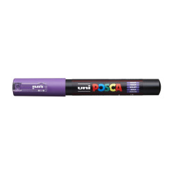 MARCADOR UNI-BALL POSCA PC-1M. PUNTA FINA 0,7MM VIOLETA -12-