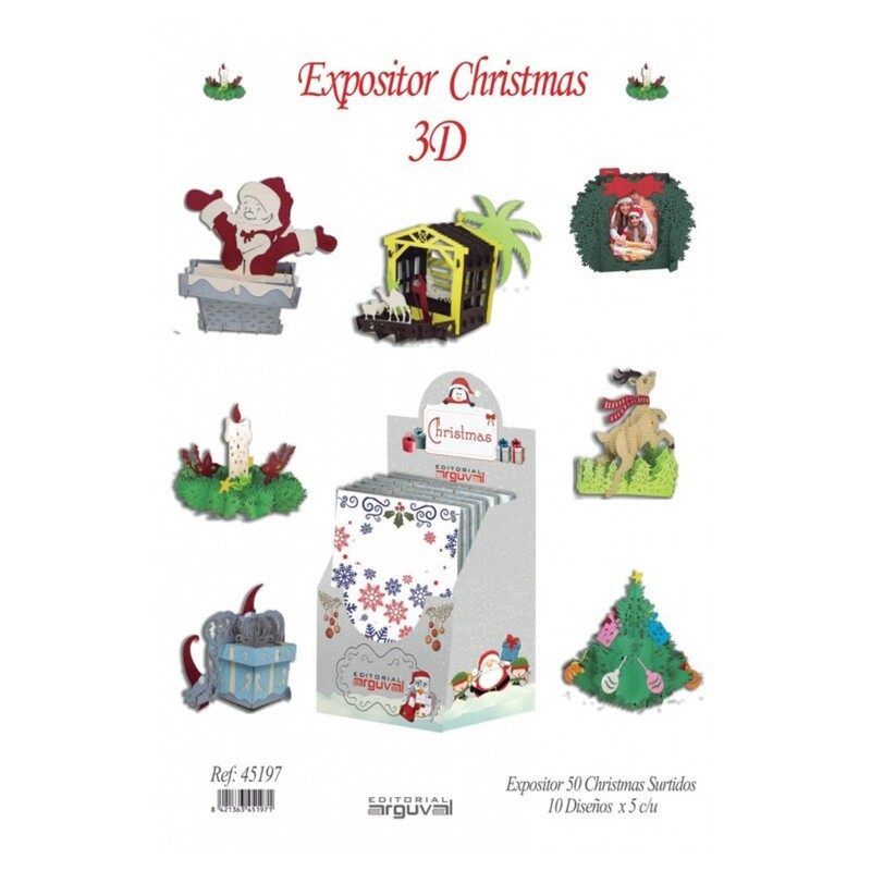 CHRISTMAS ARGU SURTIDOS NAVIDAD ARBOL ORIGAMI 3D UNIDAD 45197 ORSU3640