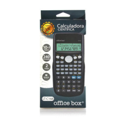 CALCULADORA CIENTIFICA OFFICE BOX 240 FUNCIONES COLOR NEGRO LT-C1