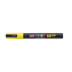 MARCADOR UNI-BALL POSCA PC-3M PUNTA REDONDA 0,9-1,3MM AMARILLO -2-