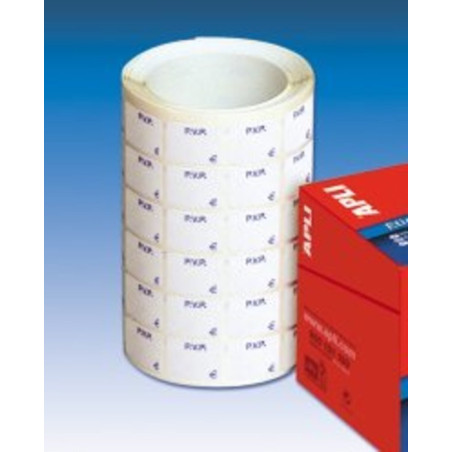 ETIQUETAS APLI ROLLO PVP REMOVIBLE 12*18 BLANCA 10084