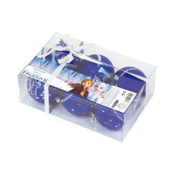 BOLAS NAVIDAD 8CM PACK 6 FROZEN II "MEMORIES" SAFTA23 SEP WD13415