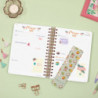 AGENDA ESCOLAR FINOCAM25 T.FLOWER JOURN.E10 1DP 25-26 ROSA+ E10 - 155X212 MM 647020226