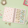 AGENDA ESCOLAR FINOCAM25 T.FLOWER JOURN.E10 1DP 25-26 ROSA+ E10 - 155X212 MM 647020226