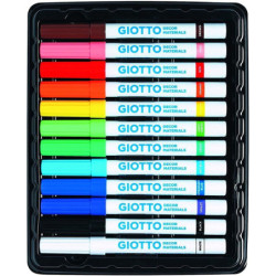 ROTULADOR GIOTTO DECOR MULTISUPERFICIES 12 COLORES 453400 FILA
