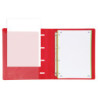 CARPEBLOC RINGBOOK A4 4A ENRI OXFORD SCHOOL POLYFOAM ROJO C/RECAMBIO 100H 5 COL 400131304