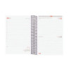 AGENDA ESCOLAR FINOCAM25 ESPIR E8 1DP 25-26 TURQUESA+ E8 - 120X171 MM 633360126