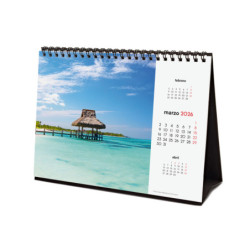 CALENDARIO SOBREMESA 2026 P.PARADISIACOS+ FINOCAM26 780324026 210 X 70 X 155 MM