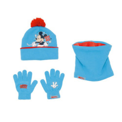 SET GORRO/BUFF/GUANTES BEBE 44/46 MICKEY MOUSE "HAPPY SMILES" SAFTA23 ENERO WD14755