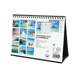 CALENDARIO SOBREMESA 2026 P.PARADISIACOS+ FINOCAM26 780324026 210 X 70 X 155 MM