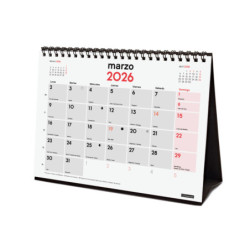 CALENDARIO SOBREMESA ESCRIBIR XS 2026+ FINOCAM26 780140026 140 X 70 X 155 MM