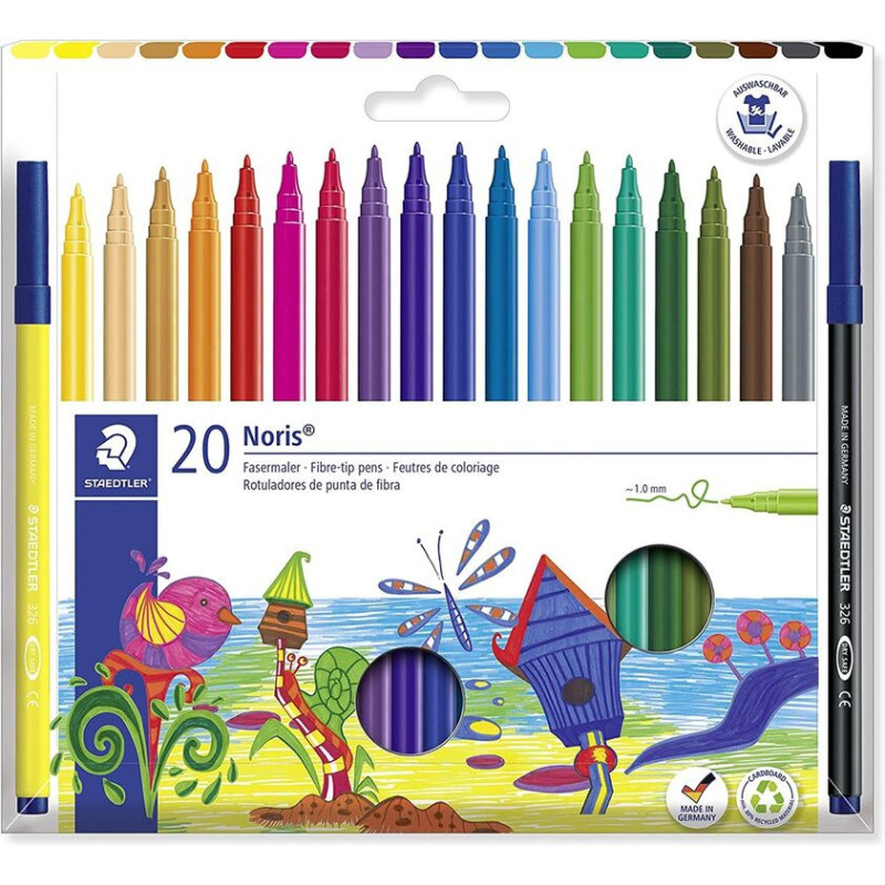 ROTULADOR STAEDTLER 20C CARTON BLISTER 326 C20
