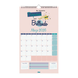 CALENDARIO PARED TALKUAL ESC.BASIC 2026+ FINOCAM26 785120026 210 X 5 X 364 MM