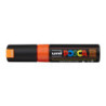 MARCADOR UNI-BALL POSCA PC-8K BISEL GRUESO 8MM FLUOR NARANJA -F4-