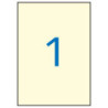 ETIQUETAS APLI I/L/C A-4 210*297 EVENTOS CREMA 20H 11802