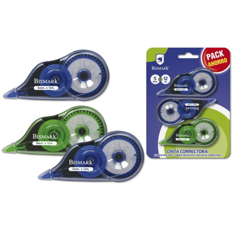 CORRECTOR BISMARK 12M X 5MM PACK AHORRO 3 UDS