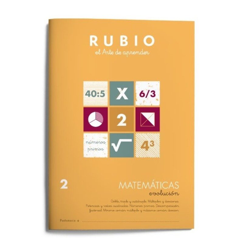 RUBIO MATEMATICAS Nº  2 UNIDAD