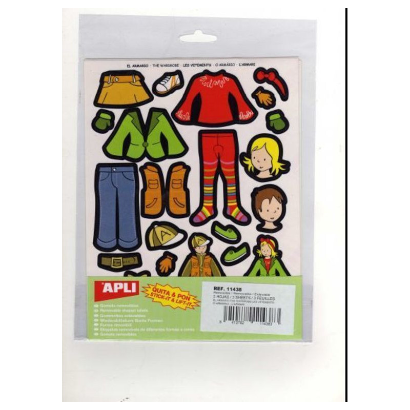 ETIQUETAS APLI GOMETS EL ARMARIO 3H REF.11438 ^