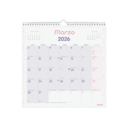 CALENDARIO PARED CHIC ES30X30 2026 MORADO+ FINOCAM26 787002726 300 X 5 X 310 MM
