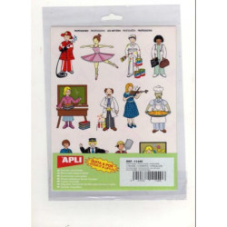 ETIQUETAS APLI GOMETS PROFESIONES 3H REF.11440 ^