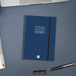 AGENDA OPAQUE E10 SVH 2026 AZUL+ FINOCAM26 742761026 162 X 14 X 212 MM