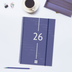 AGENDA YEAR E11 SVV 2026 AZUL+ FINOCAM26 742061026 172 X 14 X 242 MM