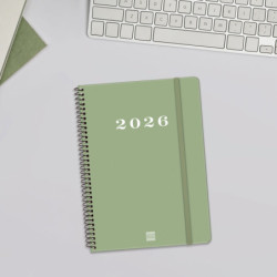 AGENDA MY E10 SVH 2026 VERDE+ FINOCAM26 743502026 171 X 9 X 212 MM