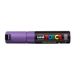MARCADOR UNI-BALL POSCA PC-8K BISEL GRUESO 8MM VIOLETA -12-