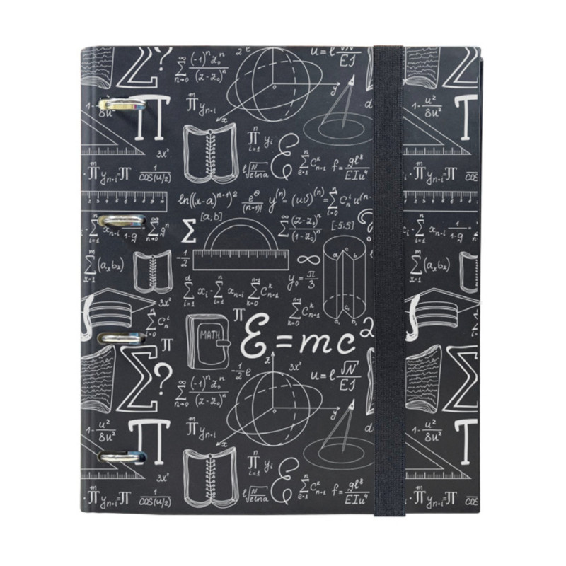 CARPEBLOC DEC RINGBOOK 4A A4 C/RECAMBIO SENFORT POLYFOAM MATHS NEGRO 2400431