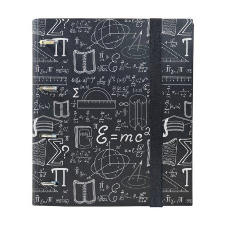 CARPEBLOC DEC RINGBOOK 4A A4 C/RECAMBIO SENFORT POLYFOAM MATHS NEGRO 2400431