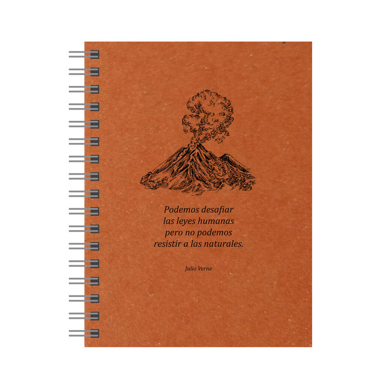 CUADERNO ESPIRAL A-5 SENFORT21 PUNTEADO 120 HOJAS ECO COLOR NARANJA 7807115