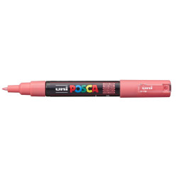 MARCADOR UNI-BALL POSCA PC-1M. PUNTA FINA 0,7MM ROSA CORAL -66-