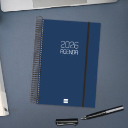 AGENDA OPAQUE E11 1DP 2026 AZUL+ FINOCAM26 742871026 175 X 29 X 242 MM