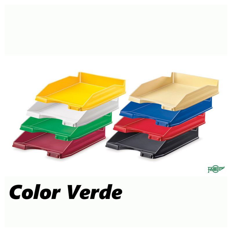 BANDEJA APILABLE FAIBO/A-2000 PLASTICO VERDE OPACO 93-04/742VE