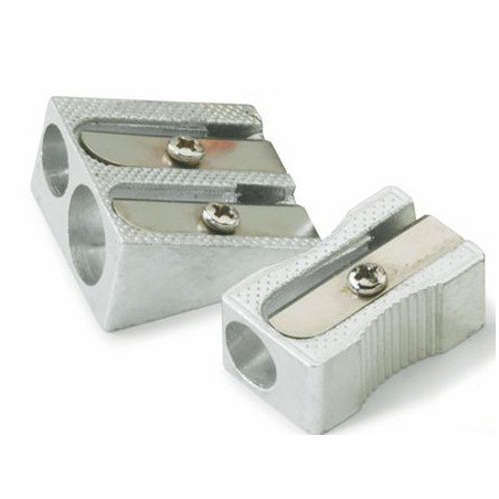SACAPUNTAS ALUMINIO 2 AGUJEROS FAIBO