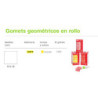 ETIQUETAS APLI GOMETS ROLLO CUADRADO 15MM AMARILLO 12475