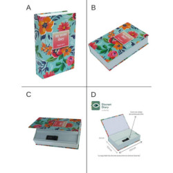 CAJA FUERTE CON COMBINACIÓN FLORAL SPIRIT ALEX BOG JS-1039 UNIDAD
