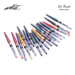 ROTULADOR TINTA LIQUIDA INK BRUSH PINCEL ACUARELABLES ALEX BOG CAJA 24U AB-0509