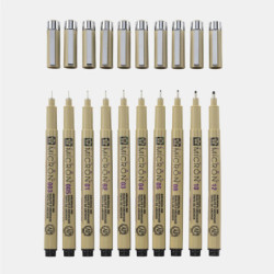 ROTULADOR CALIBRADO SAKURA PIGMA MICRON BLISTER 10U 003 - 1.2 POSXSDK10A TALENS