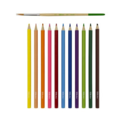 LAPIZ ACUARELABLE TITAN ARTS 12 COLORES C/PINCEL 130120012 UNIDAD TALENS