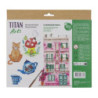 LAPIZ ACUARELABLE TITAN ARTS 24 COLORES C/PINCEL 130120024 UNIDAD TALENS